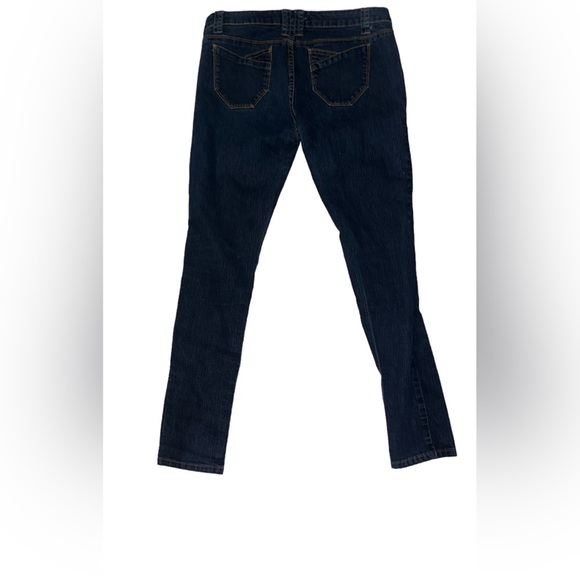 Blue Asphalt Dark Skinny Jeans Juniors 11 Regular - Picture 4 of 11